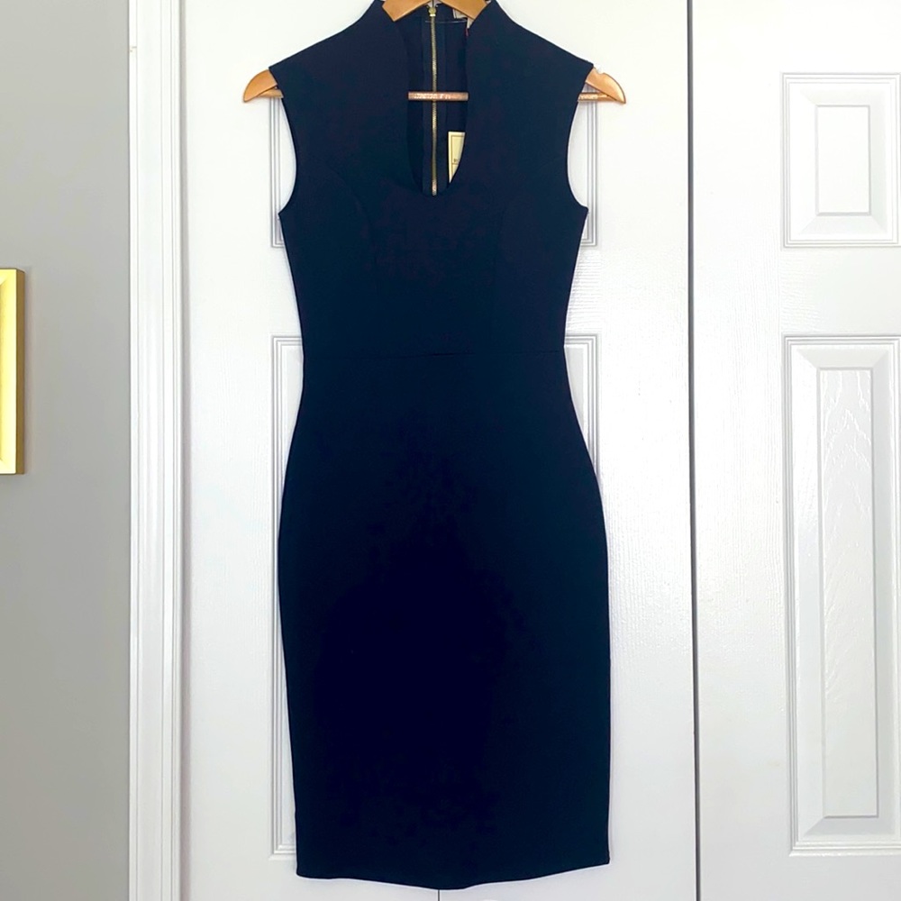 Beautiful Navy Bodycon Dress size Small
